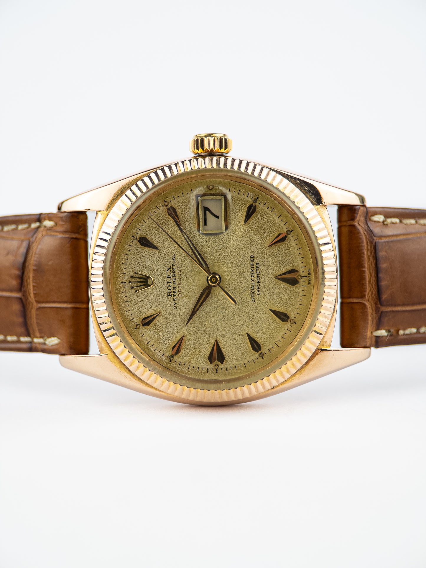 Rolex Datejust 6305 Rose Gold