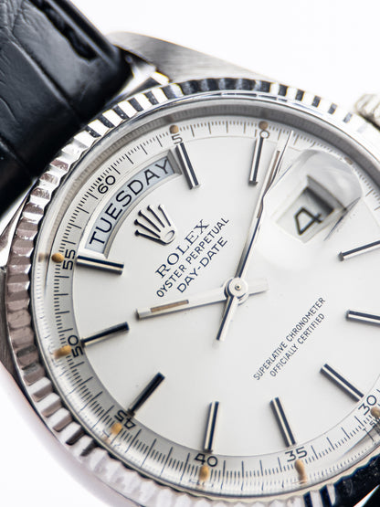 Rolex Day-Date 1803 Pie-Pan Silver Dial