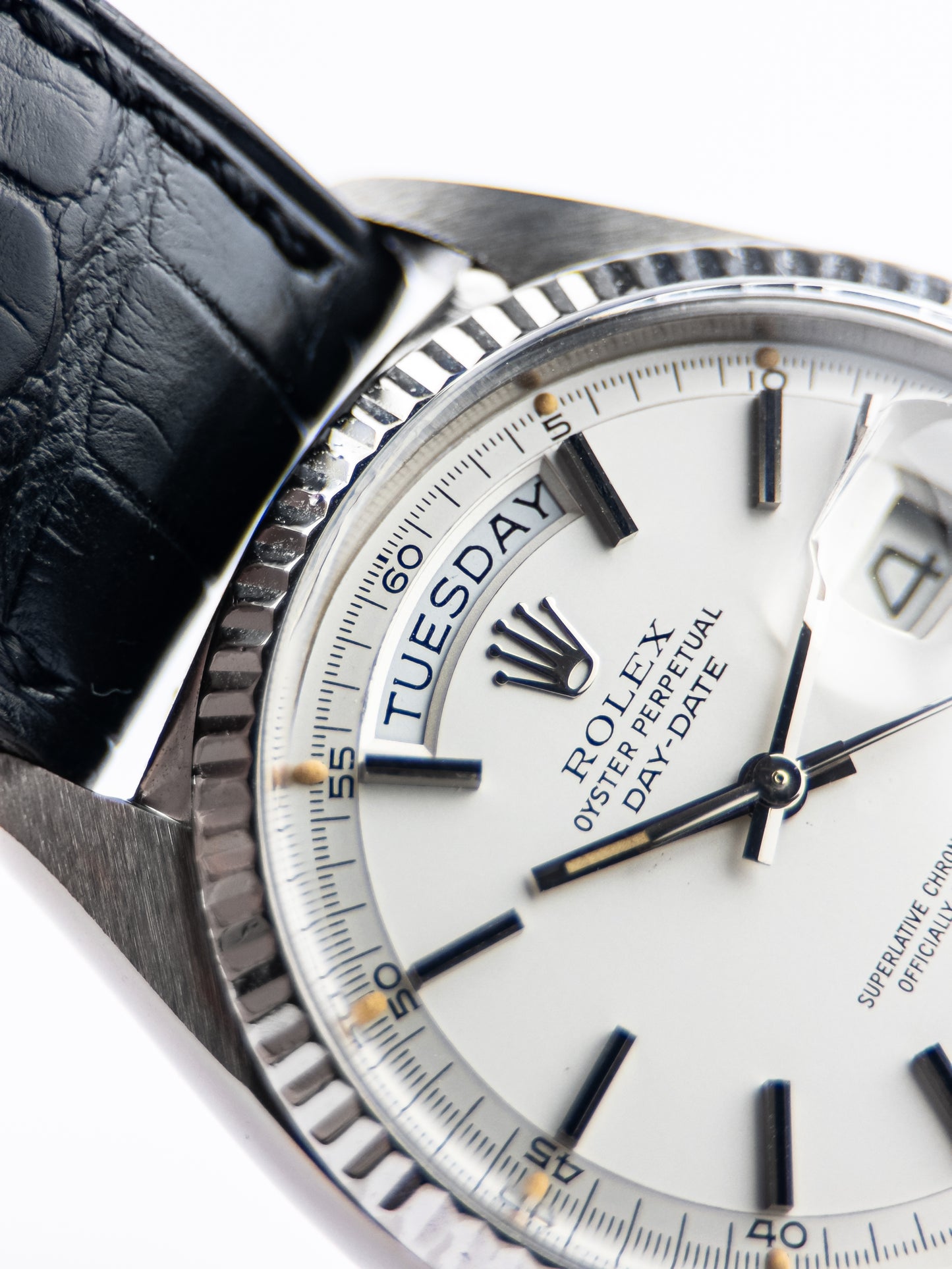 Rolex Day-Date 1803 Pie-Pan Silver Dial