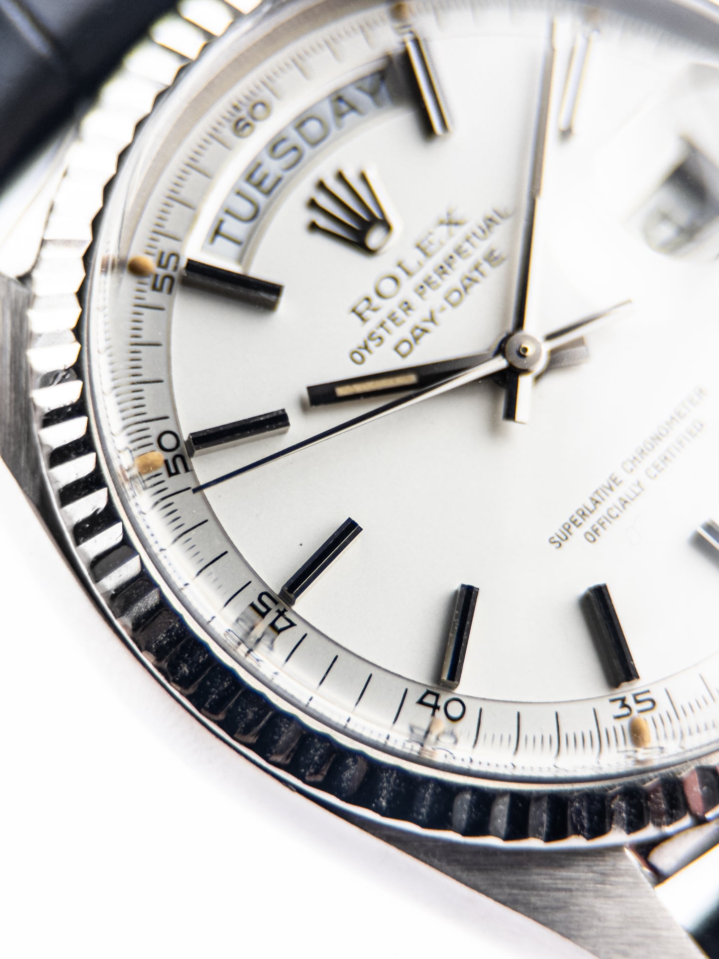 Rolex Day-Date 1803 Pie-Pan Silver Dial