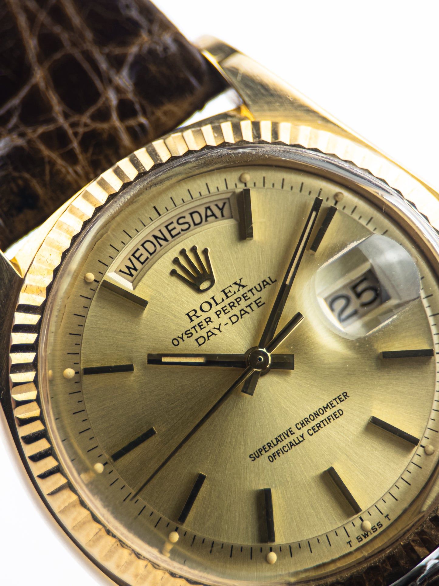 Rolex Day-Date 1803 Pie-Pan Golden Dial